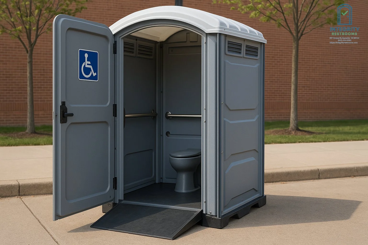 ada compliant portable toilet rental in memphis