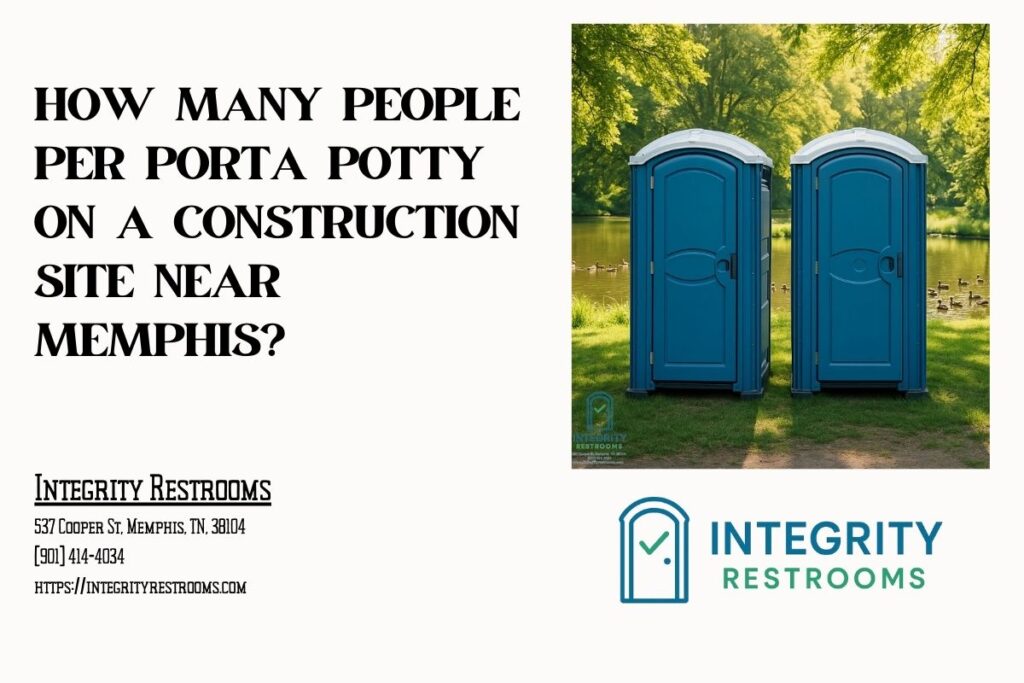 How Many People Per Porta Potty On A Construction Site near Memphis